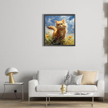 Load image into Gallery viewer, Diamond Painting - Full Round - Hua Hua and Kitten (30*30CM)
