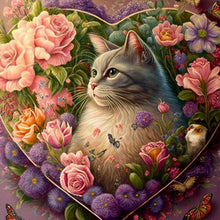 Load image into Gallery viewer, Diamond Painting - Full Round - Hua Hua and Kitten (30*30CM)
