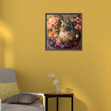 Load image into Gallery viewer, Diamond Painting - Full Round - Hua Hua and Kitten (30*30CM)
