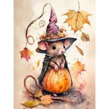 Load image into Gallery viewer, Diamond Painting - Full Square - halloween magic mouse (30*40CM)
