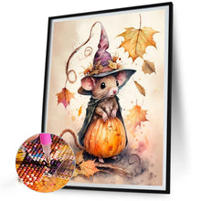 Load image into Gallery viewer, Diamond Painting - Full Square - halloween magic mouse (30*40CM)
