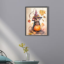 Load image into Gallery viewer, Diamond Painting - Full Square - halloween magic mouse (30*40CM)

