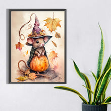 Load image into Gallery viewer, Diamond Painting - Full Square - halloween magic mouse (30*40CM)
