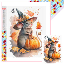 Load image into Gallery viewer, Diamond Painting - Full Square - halloween magic mouse (30*40CM)
