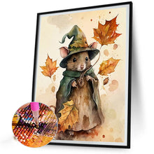 Load image into Gallery viewer, Diamond Painting - Full Square - halloween magic mouse (30*40CM)
