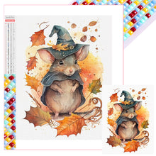 Load image into Gallery viewer, Diamond Painting - Full Square - halloween magic mouse (30*40CM)
