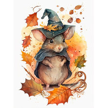 Load image into Gallery viewer, Diamond Painting - Full Square - halloween magic mouse (30*40CM)
