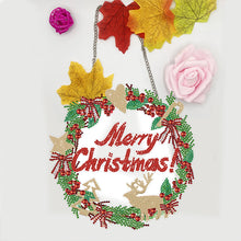 Load image into Gallery viewer, 5D DIY Full Drill Garland Single Sided Christmas for Home Window Door Decor Gift
