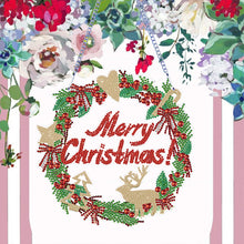 Load image into Gallery viewer, 5D DIY Full Drill Garland Single Sided Christmas for Home Window Door Decor Gift
