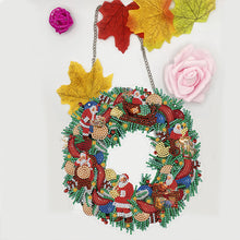 Load image into Gallery viewer, 5D DIY Full Drill Garland Single Sided Christmas for Home Window Door Decor Gift
