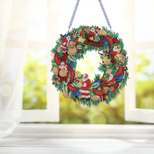 Load image into Gallery viewer, 5D DIY Full Drill Garland Single Sided Christmas for Home Window Door Decor Gift
