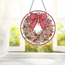 Load image into Gallery viewer, 5D DIY Full Drill Garland Single Sided Christmas for Home Window Door Decor Gift
