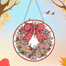 Load image into Gallery viewer, 5D DIY Full Drill Garland Single Sided Christmas for Home Window Door Decor Gift
