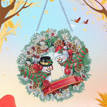 Load image into Gallery viewer, 5D DIY Full Drill Garland Single Sided Christmas for Home Window Door Decor Gift
