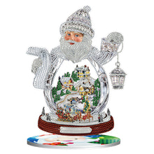 Load image into Gallery viewer, Christmas Santa Claus Crystal Diamond Ornament Handmade Home Decoration (#5)
