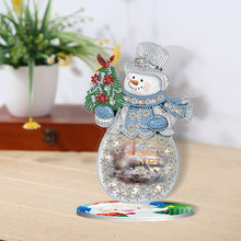 Load image into Gallery viewer, Christmas Snowman Crystal Diamond Ornament Handmade Home Decoration (#6)
