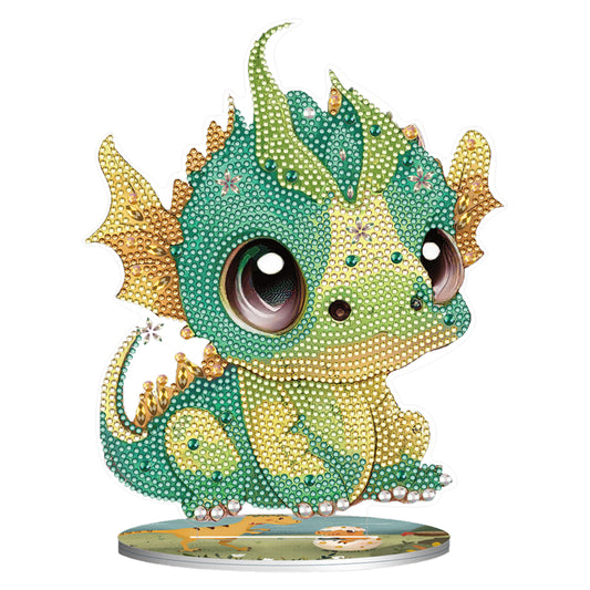 DIY Crystal Diamond Ornament Art Craft Dragon Diamond Mosaic Ornaments Kids Gift
