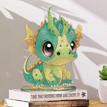 Load image into Gallery viewer, DIY Crystal Diamond Ornament Art Craft Dragon Diamond Mosaic Ornaments Kids Gift
