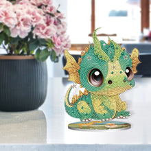 Load image into Gallery viewer, DIY Crystal Diamond Ornament Art Craft Dragon Diamond Mosaic Ornaments Kids Gift
