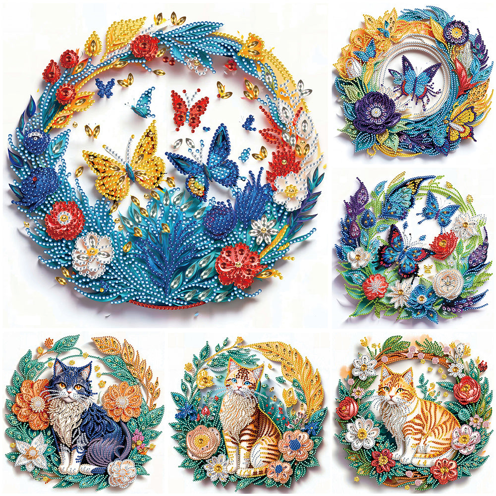6pcs Diamond Painting Set - paper painting (30*30CM)