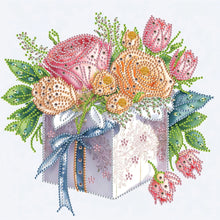 Load image into Gallery viewer, 6pcs Diamond Painting Set - flowers and gift boxes (30*30CM)
