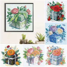 Load image into Gallery viewer, 6pcs Diamond Painting Set - flowers and gift boxes (30*30CM)
