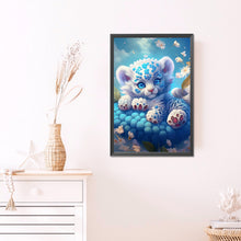 Load image into Gallery viewer, AB Diamond Painting - Full Round - cute little tiger (40*60CM)
