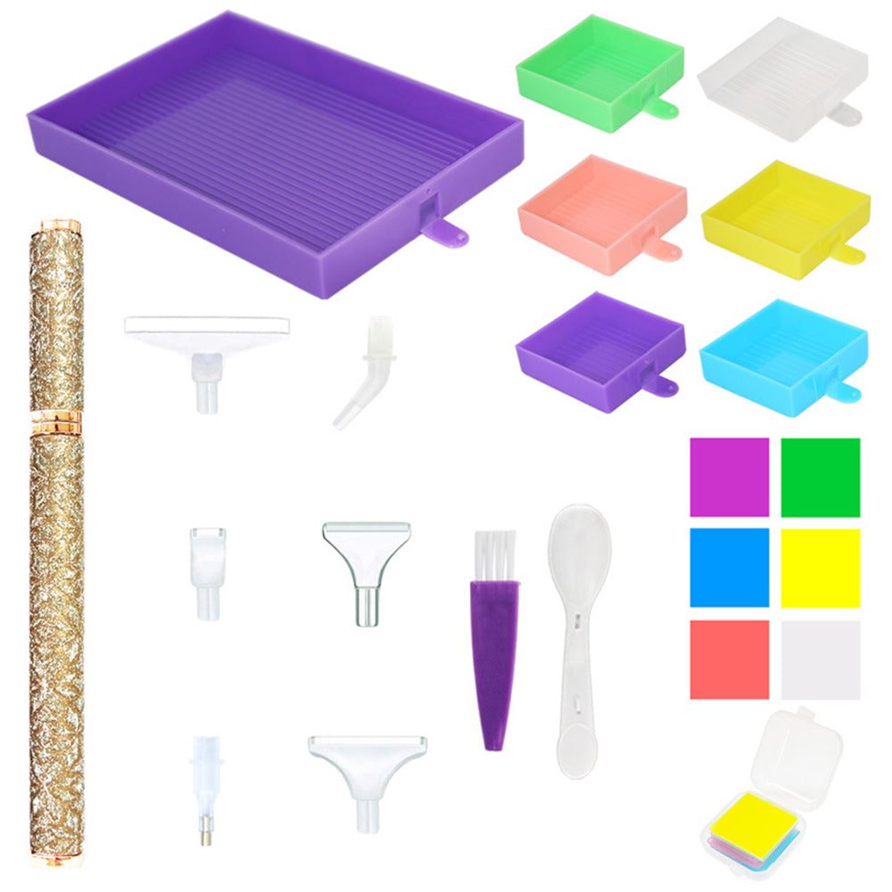 Diamond Painting Tools Kit Rhinestone Picker Tool with Drill Pen (6)