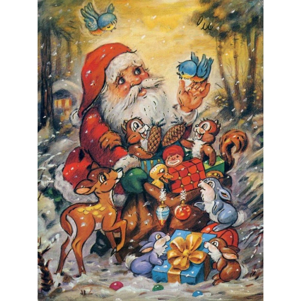 Diamond Painting - Full Round - Santa Claus (30*40CM)