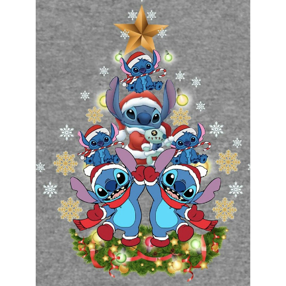 Diamond Painting - Full Round - christmas tree (30*40CM)