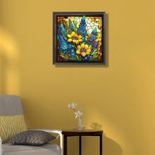 Load image into Gallery viewer, Diamond Painting - Full Round - Stained Glass Art Sunflowers (45*45CM)
