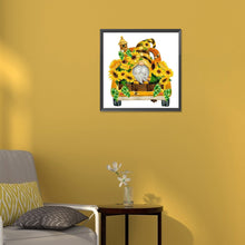 Load image into Gallery viewer, Diamond Painting - Full Round - sunflower gnome (30*30CM)
