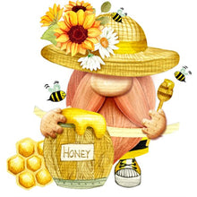 Load image into Gallery viewer, Diamond Painting - Full Round - sunflower gnome (30*30CM)
