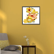 Load image into Gallery viewer, Diamond Painting - Full Round - sunflower gnome (30*30CM)
