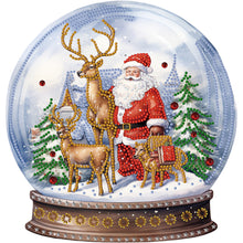 Load image into Gallery viewer, Diamond Painting - Partial Special Shaped - Christmas crystal ball (30*30CM)
