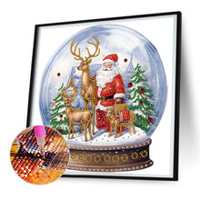 Load image into Gallery viewer, Diamond Painting - Partial Special Shaped - Christmas crystal ball (30*30CM)
