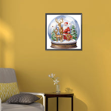 Load image into Gallery viewer, Diamond Painting - Partial Special Shaped - Christmas crystal ball (30*30CM)
