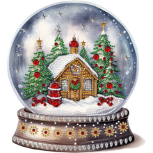 Load image into Gallery viewer, Diamond Painting - Partial Special Shaped - Christmas crystal ball (30*30CM)

