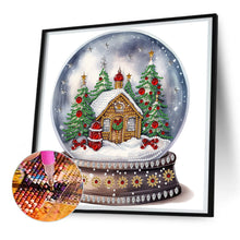 Load image into Gallery viewer, Diamond Painting - Partial Special Shaped - Christmas crystal ball (30*30CM)
