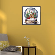 Load image into Gallery viewer, Diamond Painting - Partial Special Shaped - Christmas crystal ball (30*30CM)
