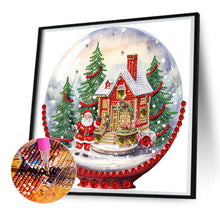 Load image into Gallery viewer, Diamond Painting - Partial Special Shaped - Christmas crystal ball (30*30CM)
