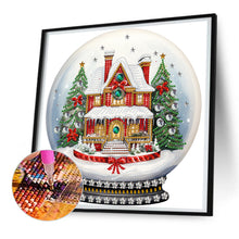 Load image into Gallery viewer, Diamond Painting - Partial Special Shaped - Christmas crystal ball (30*30CM)
