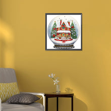 Load image into Gallery viewer, Diamond Painting - Partial Special Shaped - Christmas crystal ball (30*30CM)
