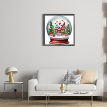 Load image into Gallery viewer, Diamond Painting - Partial Special Shaped - Christmas crystal ball (30*30CM)
