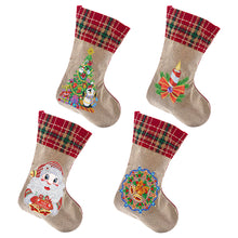Load image into Gallery viewer, 4pcs Christmas Tree Ornaments Diamond Painting Christmas Stocking (#2)
