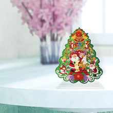 Load image into Gallery viewer, 5D DIY Santa Claus Diamond Kit Rounded Drill Xmas Gift Tree Diamond Painting Kit
