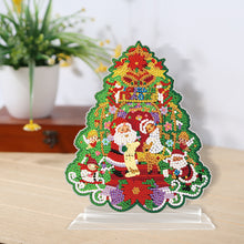 Load image into Gallery viewer, 5D DIY Santa Claus Diamond Kit Rounded Drill Xmas Gift Tree Diamond Painting Kit
