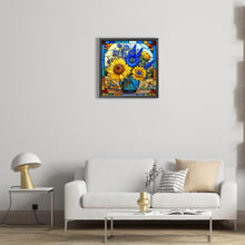 Load image into Gallery viewer, Diamond Painting - Full Square - flower glass art (35*35CM)

