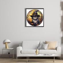 Load image into Gallery viewer, Diamond Painting - Full Round - halloween horror atmosphere glass art (30*30CM)
