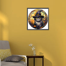 Load image into Gallery viewer, Diamond Painting - Full Round - halloween horror atmosphere glass art (30*30CM)
